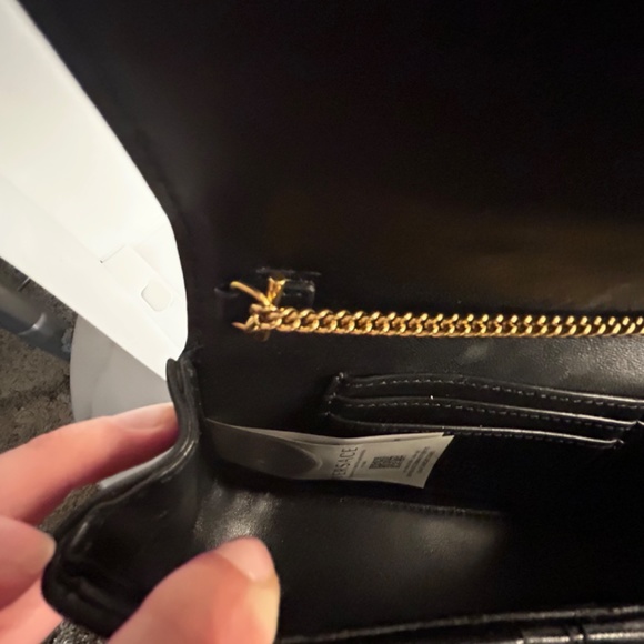 Versace Virtus Quilted Medallion Shoulder Bag - Picture 9 of 14